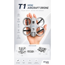 T1 Mini Aircraft Drone Kameralı Headless Mod Engelden Kaçınma
