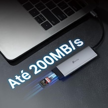 Uh7021c Usb-c 7 Si 1 Arada Hub 4k 60hz Hdmı, 100w Pd, 3 Usb 3.0, Sd & Microsd Uhs-ı 200 Mb/s , Tak-çalıştır, Alüminyum Tasarım