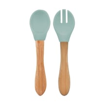 Oioi Mama Kaşığı Ve Çatal Seti River Green