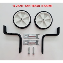 Trend Bisiklet 16 Jant Yan Denge Tekeri Siyah - Beyaz