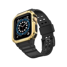 Watch 42mm Kr401 Silikon Kordon - Siyah-gold Bz8683140506643