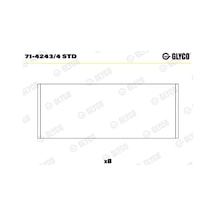 Kol Yatak - Dacia Lodgy, Sandero, Duster, Logan, Dokker - Glyco-7142434std 72077466