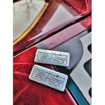 Mark Levinson Hoparlör Krom Metal 3M Logo Amblem 2 Li Set (503744213)