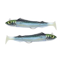 Ayrex Jlc Real Fish Combo 10 Gr Kafa + 80mm Vücut 2'li Paket 1 Caballa