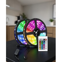 Rgb Işıklı 10 Metre Şerit Led Kumandalı Ucz10mşeritled3-1