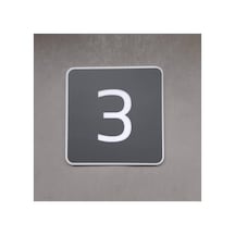 Basic Seri Kendinden Yapışkanlı Kapı Numarası -3