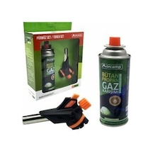 Orcamp 2pcs Pürmüz Ve Torch Seti Pürmüz Torch Çakmak Başlık Kamp Gazı 227gr/400ml Çok Renkli
