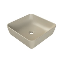 Mat Kapuçino Renk, 46x46 Cm Seramik Lavabo 508 Yeşil
