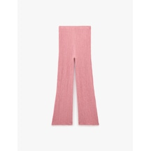 Koton Bürümcük Kumaş Dokulu Slim Fit Pantolon Pembe 6sak40128ek Gül