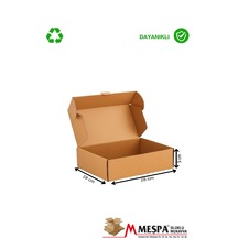28x18x5 Cm Kargo Kutusu 25 Adet Kilitli Karton Ürün Gönderim Ve Paketleme Kutusu 25 Adet