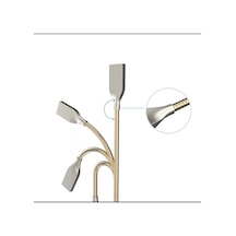 3.1A Micro-Metal Yaylı Usb Hızlı Şarj Kablosu