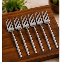 Yemek Çatalı - Altı Parça Gümüş