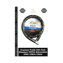 Premium Pratik Kilit Park Ekipmanı Ym752 Motorsiklet Kilidi 120cm 22mm