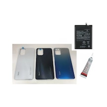 Redmi Note 10s Uyumlu Arka Batarya Kapağı ,batarya Mavi