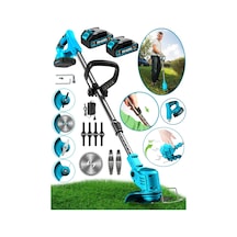 Dragro Alman DRG-3800 Eco Pro 2 Akülü 3800 VF 20 AH Ot Çim Çalı Diken Biçme Tırpanı Teleskopik Uzatmalı