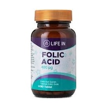 Life In Folik Asit 18G 90 Tablet