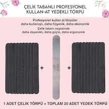 Gala Düz Çelik Taban + Yedek 20'li 180 Sertlik