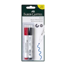 Faber Castell W153 2'li Tahta Kalem Siyah Kırmızı - 8 Adet Tarı