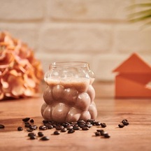 Baysa Boncuklu Bardak - 300 Ml Şeffaf