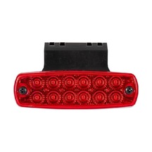 Pro Side Marker Lamba Braketli 12 Led'Li 115Mm 12V-24V Kırmızı