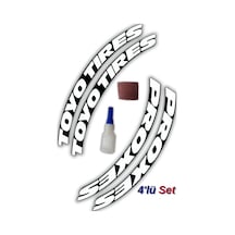 Toyo Tires & Proxes Otomobil Motosiklet 3d Araç Lastik Jant Yazı