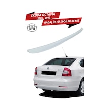 Skoda Octavia 05-12 Bagaj Üstü Spoiler Beyaz