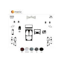 Meriç® Nissan Qashqai Ön Torpido Kaplama 24 Parça 2007-2010 (530156893)