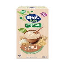 Hero Baby 5 Tahıllı Kaşık Maması 200 Gr 2 Adet