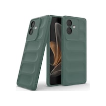 Newface Oppo A3 Kılıf Optimum Silikon - Koyu Yeşil