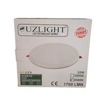 Uzlıght 22w Led Panel Ayarlı Sıva/altı 6500k Beyaz Işık 1760 Lüme