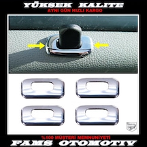 Dacia Logan Mcv Krom İç Kilit Buton Çerçeve 4Prç. 2005-2012