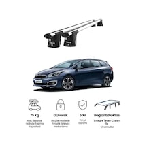 Trio-ıı Cee'd Kombi 2015 Ve Sonrası Uyumlu Kilitli Ara Atkı 120cm Port Bagaj Tavan Barı