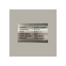 Aluminyum Sanat Eseri / Ürün Tanıtım Plakası 7x10 Cm Arkası Yapışkanlı
