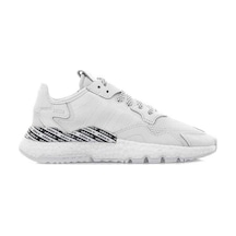 Adidas Nite Jogger Beyaz-siyah Spor Ayakkabı Erkek Beyaz