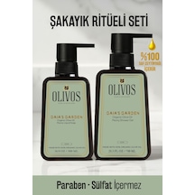 Gaia S Garden Şakayık Bakım Seti Zeytinyağlı Parabensiz Duş Jeli + Sıvı Sabun 1250 Ml