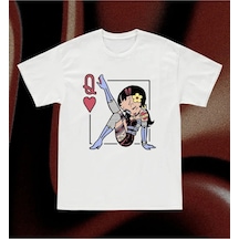 Y2k Gotik Betty Boop Tshirt Beyaz