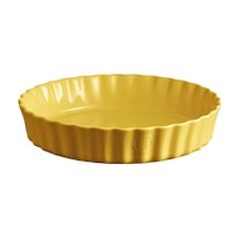 Emile Henry Tart-börek-flan Kabı Yuvarlak 28 Cm - Mat Sarı/provence Yellow Mat Sarı
