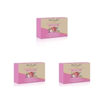 Gül Özlü Katı Doğal Sabun 100 Gr. 3lü Paket Acı Badem