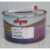 Dyo 2500 Polyester Macun Sarı 2.7 Kg 3/1 Celik Macun