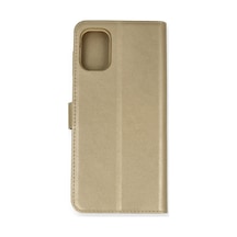 Newface Samsung Uyumlu Galaxy M51 Trend S Plus Kapaklı Kılıf - Gold Gold
