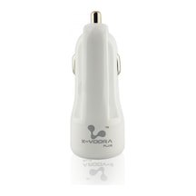 X-Voora Xw-026 2 Çıkışlı 2100 Mah Araç Şarj Cihazı + Micro Kablo Beyaz N11.1331
