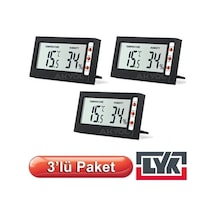 Lyk Sth Mini 3 Adet Sıcaklık Ve Nem Ölçer
