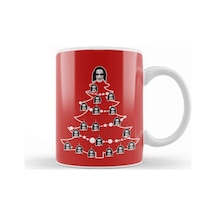 The Crow Christmas Tree Baubles Kupa Bardak Porselen Karışık