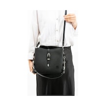 Just Polo Günlük Kombinlere Uygun Kadın El Ve Omuz Çantası 6011mh Siyah Siyah 17555289