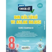 8. Sınıf Kendini Check  -  Et Din Kültürü Ve Ahlak Bilgisi Soru Bankası -  Okyanus Eğitim