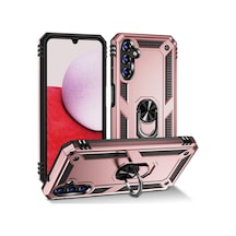 Newface - 223 - Samsung Uyumlu Galaxy A04s Kılıf Sofya Yüzüklü Silikon Kapak - Ece-umay - - Rose