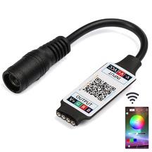 Bluetooth Destekli Dc 5 - 24 Volt 6 Amper Rgb Led Kontrol Cihazı Çok Renkli