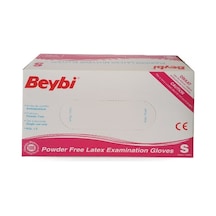 Beybi Pudrasız Lateks Eldiveni 100 Lü Paket S