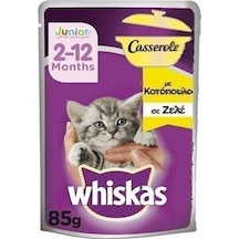 Whiskas Pouch Pure Delight Jöle İçinde Tavuklu Yavru Kedi Konservesi 85 G