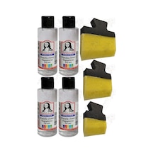 Puzzle Yapıştırıcı 70 Ml 4 Adet Ve Yassı Patpat Sünger Fırça Seti 3 Lü Monalisa Yapboz Pazıl Yapıştırıcısı Şeffaf